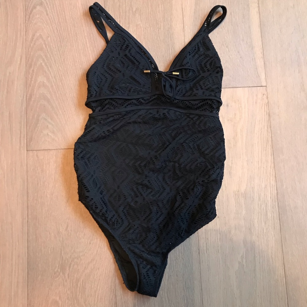 Pea in the Pod Black Bathing suit